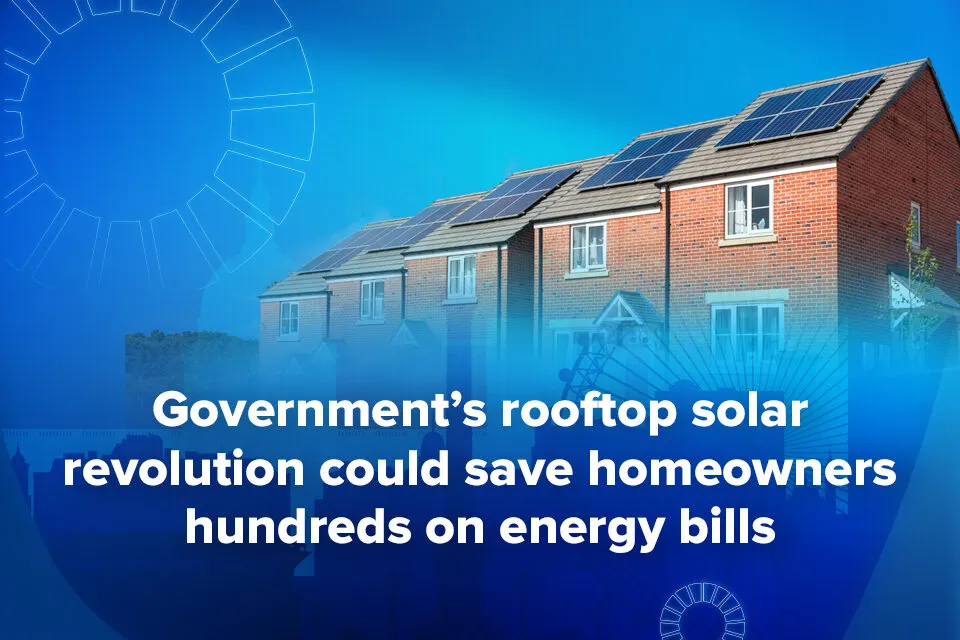 Homeowners could save hundreds on energy bills from solar drive